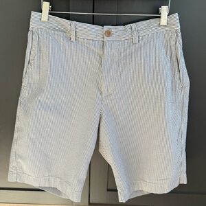 J. Crew Club Men's Seersucker Striped Shorts 33W 11L